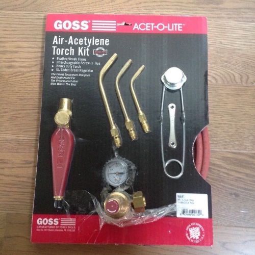 Goss ka-31 soldering kit for use with &#034;b&#034; acetylene cylinders for sale