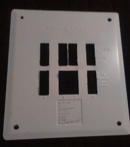Ge breaker panel cover, electric cabinet front, cat no. trp81sa trp81fa for sale