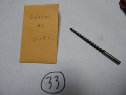 GAMMONS  # 1 High Speed Taper Pin Machine Drill/Reamer