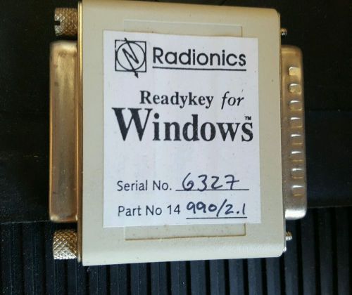 Radionics Readykey Software Key,interface and enrollment reader.