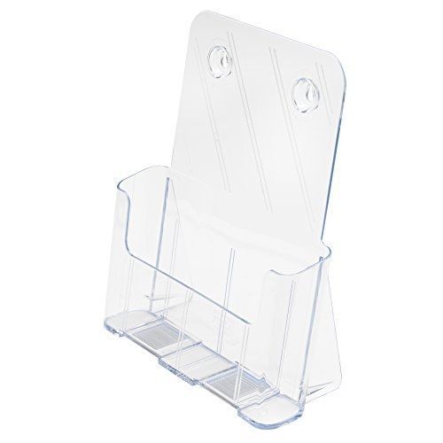 Deflecto Single Compartment Literature Holder, Magazine Size, 9-1/4 x 10-3/4 x