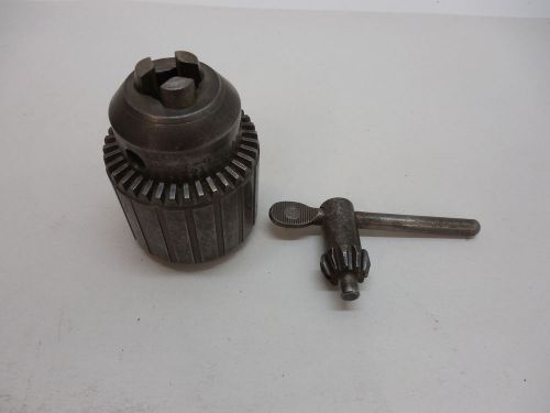 Jacobs drill chuck no 3 0-17/32 cap. 1/2&#034; - 20 tpi with key for sale