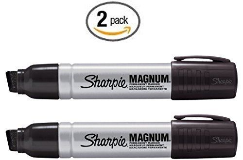Sharpie Magnum Black Ink Permanent Marker(44101) (2 pack)