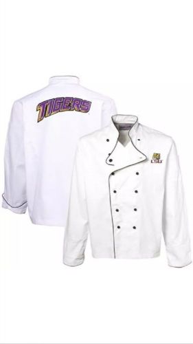 New nfl premium chef coats 100% cotton m size football lsu chief coat for sale