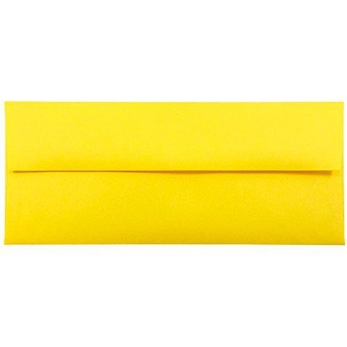 JAM Paper? #10 (4 1/8 x 9 1/2) Recycled Paper Business Envelope - Brite Hue
