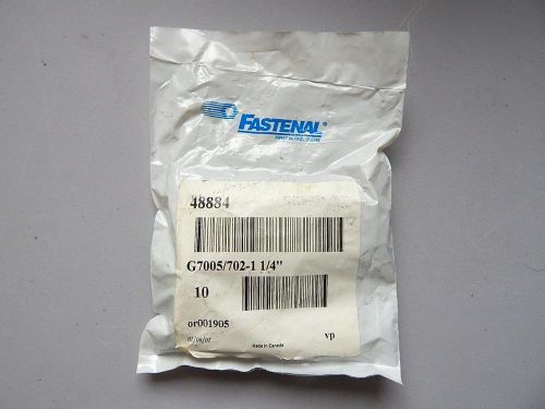 Fastenal  48884  (g7005/702-1 1/4&#034;)  pipe &amp; rigid strut clamps,  50 pairs,  nib for sale