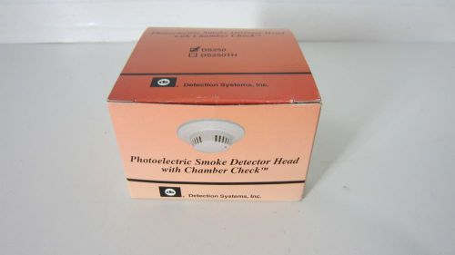 Detection Systems DS250 Photoelectric Smoke Detector Head w/Chamber Check