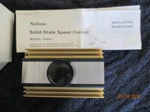 Vintage NuTone Scovill Variable Speed Controller CFVS-1