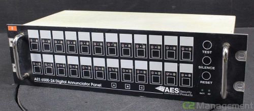 AES 6500-24 24-Zone Digital Annunciator Panel