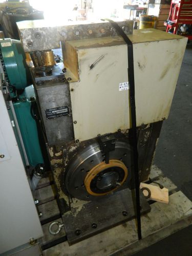 12.6&#034; matsumoto cnc 50 taper vertical rotary table, mdu-300l-hcs, w/ pdb, used for sale