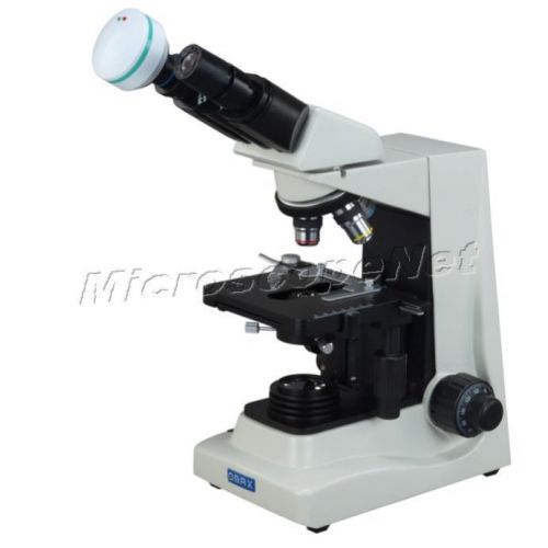 OMAX Darkfield Compound Binocular Siedentopf Microscope 1600X+3MP Digital Camera