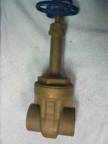New gate valve..nibco s-111.. 2 &amp; 1/2&#034;... bronze..sweat..125 swp..200 wog for sale