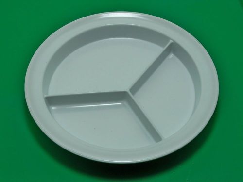 lot of 50 WHITE GET 3 compartment cafeteria restaurant plates lunch CP-530-W
