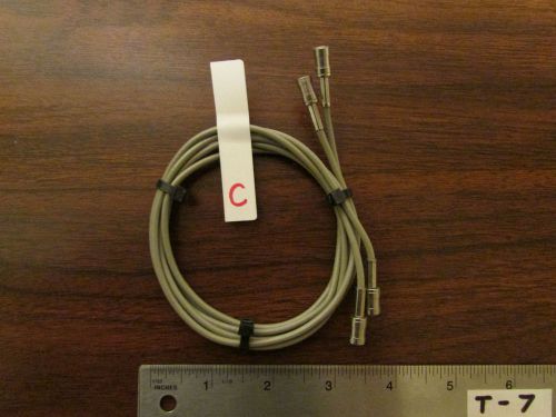 C Set of 2 RF Microwave Interconnect Cables SMB Connectors