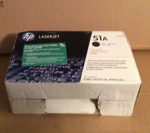 HP 51A Q7551A Black LaserJet Print Cartridge New Sealed