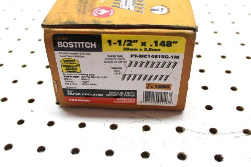 Bostitch PT-MC14845G-1M 1-1/2&#034; x .148&#034; Framing Starpshot Nails- 1,000