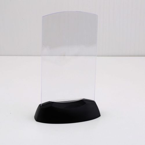 Acrylic flashing led light table menu restaurant card display holder stand dh for sale