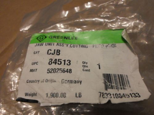 Greenlee cjb jaw unit assembly cutting pkgd new sealed for sale