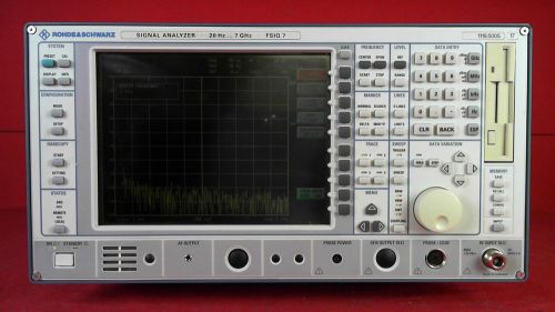 R&amp;S FSIQ7 Spectrum Analyzer,  20 Hz to 7 GHz