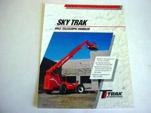 Sky Trak 8042 Telescopic Handler Forklift, 1995, 2 Pages, Brochure             #