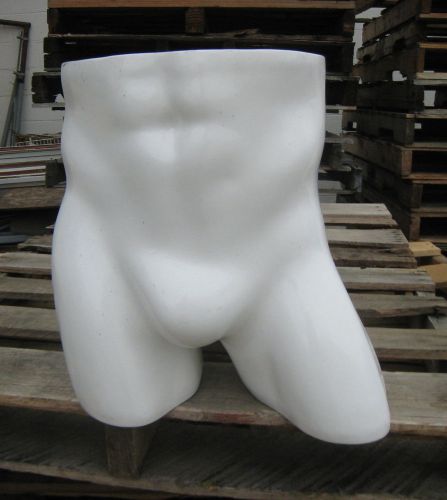 (USED) MN-AA WHITE MALE BUTTOCKS AND HIP TORSO MANNEQUIN FORM WITH MUSCLES