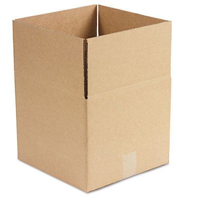 Brown Corrugated - Fixed-Depth Shipping Boxes, 12l x 12w x 10h, 25/Bundle