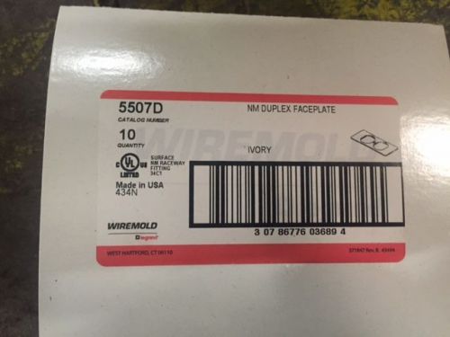 Box of 10 - Wiremold 5507D (NEW)
