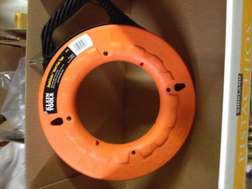 Klein 56003 depthfinder fish tape 125&#039; foot ft steel cable puller  self storing for sale