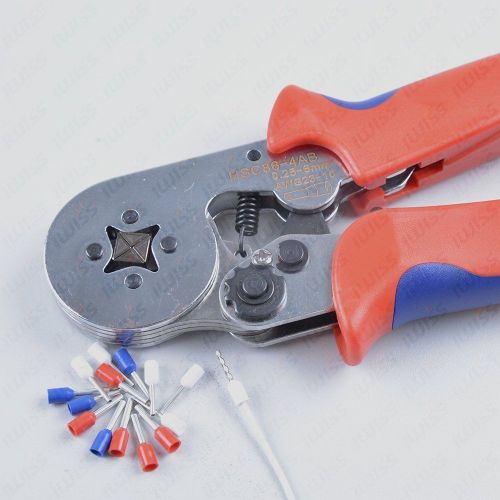 Iwiss crimper plier self-adjustable used for 0.25-6.0mm2 cable end-sleeves for sale