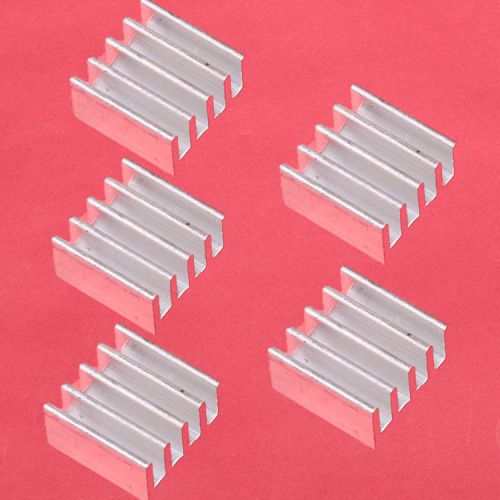 5pcs 3m8810 ic heat sink aluminum 13*13*7mm cooling fin adhesive 13x13x7mm for sale