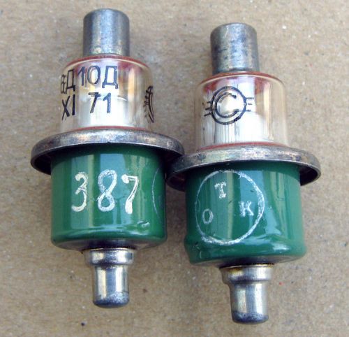 4x 6D10D Svetlana High-frequency detector diode Tube Soviet USSR Lot of 4pcs