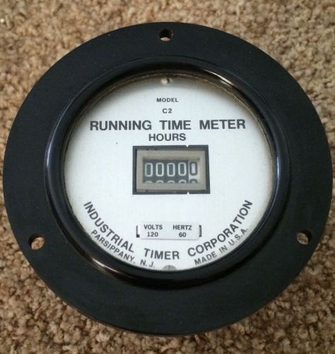 Running Time Meter, Model C2,  Industrial Timer Corporation Made in USA