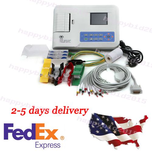 Digital 3-CHANNEL ECG EKG machine electrocardiogram PC Software,FDA/CE