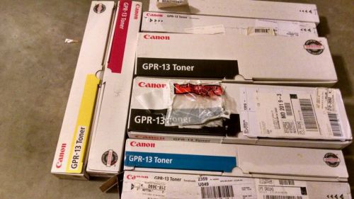 Lot of CANON GPR-13 TONER C3100/C2570