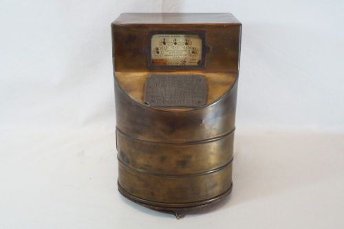 Antique/Vintage 1891 Thomson GE Brass/Bronze Electric Watt-Meter,Type M -CG15154