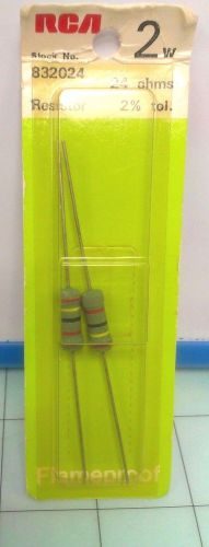 Rca 832024 resistor 2w 24 ohms 2% lot of 22 for sale