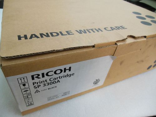 Ricoh sp 3300a print cartridge - black - lot of 8 - new in box for sale