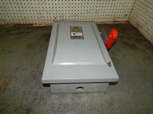 Siemens hf362nr heavy duty safety switch fusible rainproof 60 amp for sale