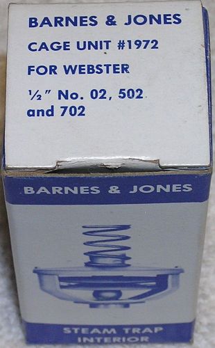 Barnes &amp; Jones 1972 Cage Unit for Warren Webster 1/2, 02, 502 &amp; 702 Steam Traps
