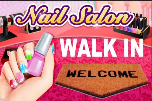 NAIL SALON - WALK IN - WELCOME Poster - 24&#034;x36&#034;  - 10031