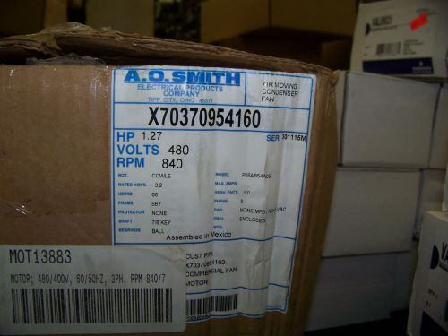 A.O. Smith Trane Condenser Fan Motor 480/400V 60/50Hz 3Ph 1.27HP X70370954160