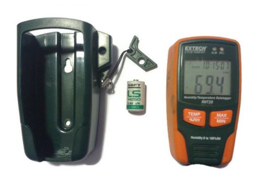 Extech rht20 humidity and temperature usb data logger + mounting bracket for sale