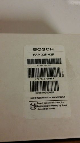 Bosch fap-325-v2f analog photoelectric addressable smoke detector flat ul listed for sale