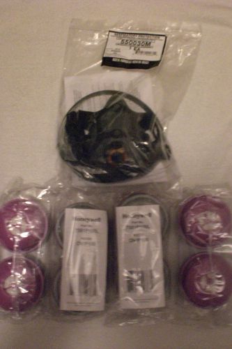 Honeywell 7581p100l respirator cartridges and honeywell 550030m respiratory mask for sale