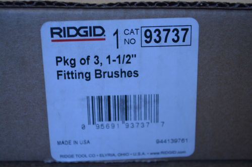 (Lot of 6) RIDGID Fitting Brushes (assorted sizes) #93737, #93722, #93727