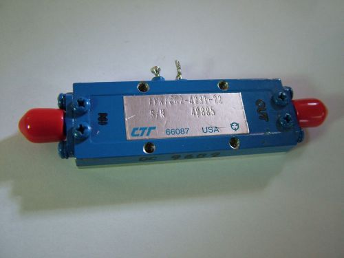 RF AMPLIFIER CTT 3.4GHz - 8.4GHz GAIN 30db PO 16dbm AFN/062-4031-22