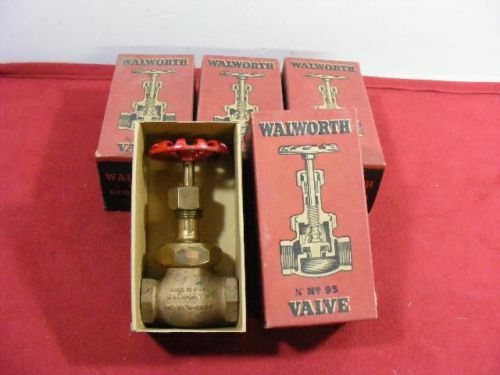 4 - vtg nos 150 walworth bronze 3/4&#034; no 95 valve for sale