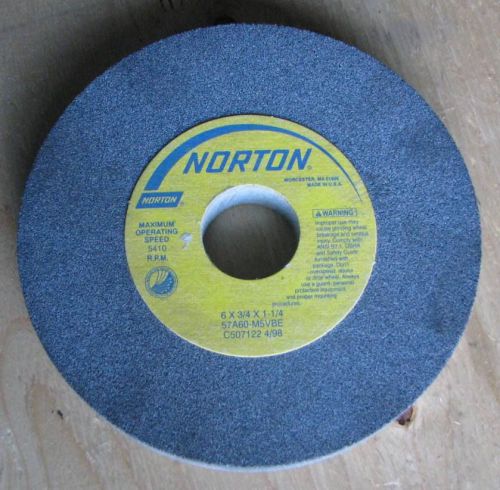 Grinding wheel Norton 6 x 3/4 x 1 1/4