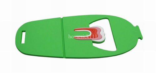 5PcsRubber Tooth Business Name Card Holder Case Display Stand G207 green hom