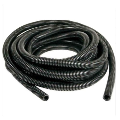 20&#039; feet 3/8&#034; black split loom wire flexible tubing wire conduit hose sales for sale